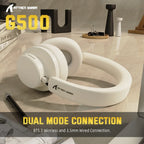 Attack Shark G500 Ultra-Light Wireless Gaming Headset - off white