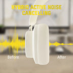 Attack Shark G500 Ultra-Light Wireless Gaming Headset - off white