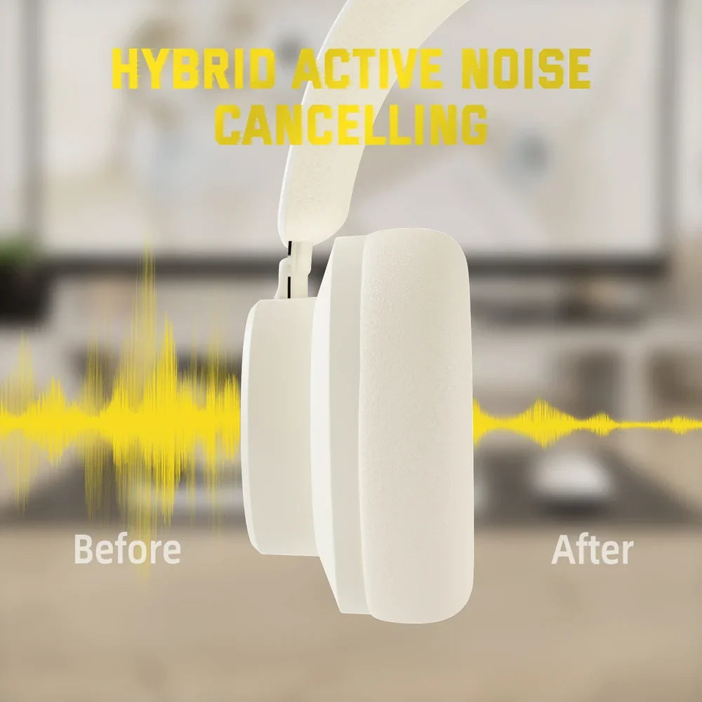 Attack Shark G500 Ultra-Light Wireless Gaming Headset - off white