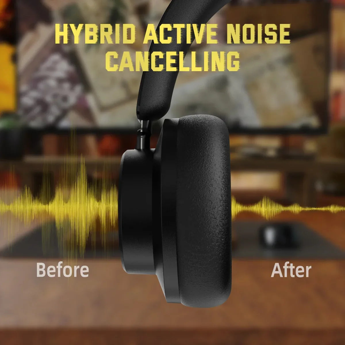 Attack Shark G500 Ultra-Light Wireless Gaming Headset - Black