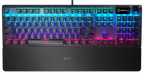 SteelSeries Apex 5 Hybrid Mechanical OLED Smart Display USB Gaming Keyboard - (Hybrid Blue Switch)