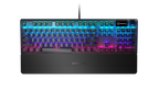 SteelSeries Apex 5 Hybrid Mechanical OLED Smart Display USB Gaming Keyboard - (Hybrid Blue Switch)
